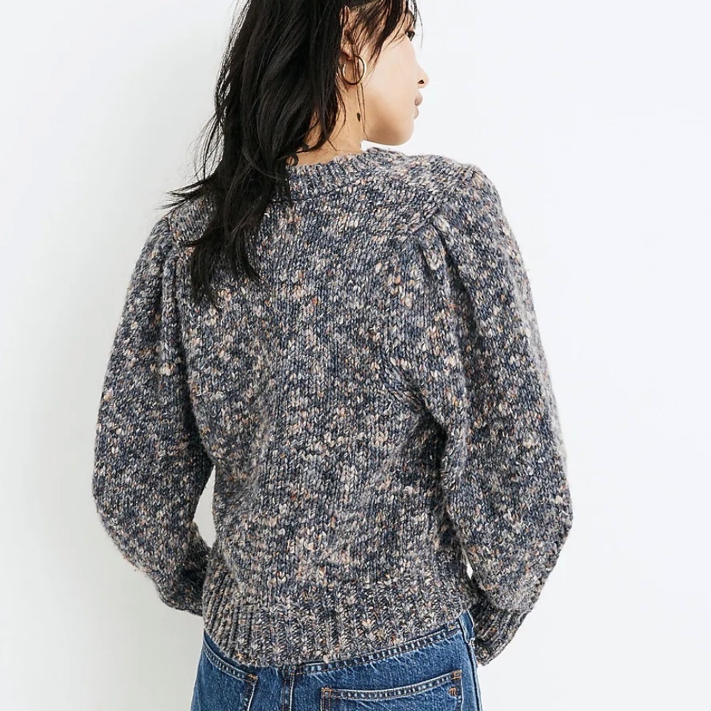 SOLD Madewell Pleat Shoulder Pullover Sweater XXS - Picture 3 of 15